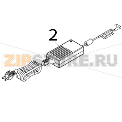 Power supply (203 dpi/ 300 dpi) TSC TX600 Power supply (203 dpi/ 300 dpi) TSC TX600Запчасть на деталировке под номером: 2