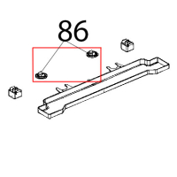 Clip fissaggio cassetto raccogligocce C.T. Unox XVC 204