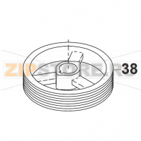 V-Belt Pulley 50Hz  Bear Varimixer AR40 VL-1S                                                                              