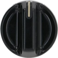 KNOB FULGOR BLACK ø 40 mm