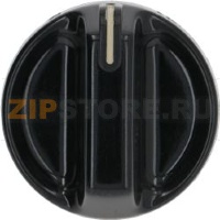 KNOB FULGOR BLACK ø 40 mm