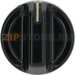 KNOB FULGOR BLACK ø 40 mm 