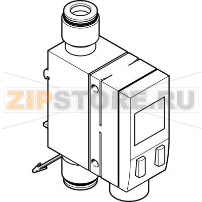 Датчик расхода Festo SFAB-1000U-HQ12-2SA-M12-EX2 