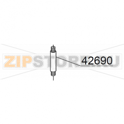 Lower axle extension DIHR GS 40 Lower axle extension DIHR GS 40Запчасть на деталировке под номером: 42690Название запчасти на английском языке: Lower axle extension DIHR GS 40