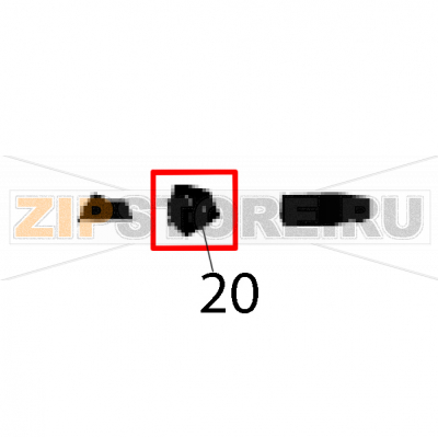 Knob (head slide) Sato LT408 RH Knob (head slide) Sato LT408 RHЗапчасть на деталировке под номером: 20Название запчасти на английском языке: Knob (head slide) Sato LT408 RH.