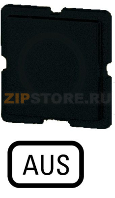 Шильдик, черный, ZU Eaton 153TQ25 