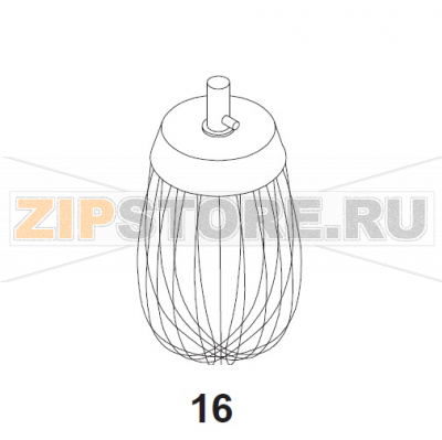 40/20L Whip Bear Varimixer AR40 VL-1S                                                                         40/20L Whip Bear Varimixer AR40 VL-1SЗапчасть на сборочном чертеже под номером: 16Название запчасти на датском&nbsp;языке: 40/20L Whip Bear Varimixer AR40 VL-1S