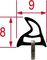 GASKET FOR OVEN DOOR 350x280 mm SMEG 754