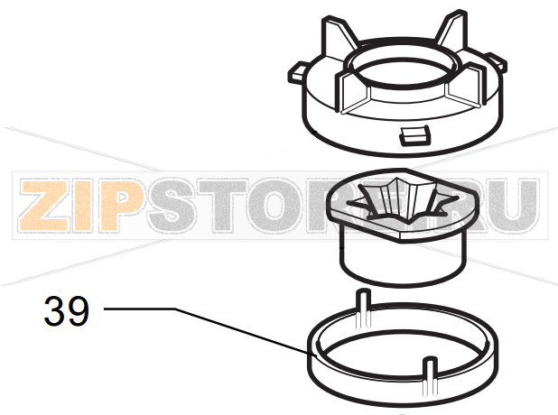 Верхняя крышка держателя жернова Saeco Royal Professional Верхняя крышка держателя жернова для кофемашины Saeco Royal ProfessionalЗапчасть на деталировке под номером: 39Количество запчастей в комплекте: 1Оригинальное название запчасти Saeco: Copertura x macina superiore
