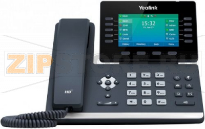 SIP-T54W SIP-телефон, цветной экран 4.3&quot;, 16 SIP аккаунтов, Wi-Fi, Bluetooth, Opus, 10*BLF, PoE, USB, GigE, БЕЗ БП 