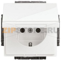 Розетка 16 А, 250 В, альпийский белый ABB 1106.63