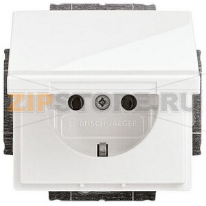 Розетка 16 А, 250 В, альпийский белый ABB 1106.63 