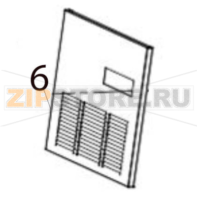 Front panel Hurakan HKN-IMC30 Front panel Hurakan HKN-IMC30Запчасть на деталировке под номером: 6