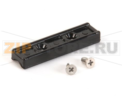 DOOR GUIDE, #1124 BLACK RECT 