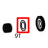 Graphite washer, Φ23*Φ15.2*0.5t/mm Godex RT200