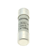 Предохранитель, 8 A, AC 500 В, 120 кА, 14x51 мм, gL/gG, IEC Eaton CYL FUSE >STR >14x51 8A GG 69