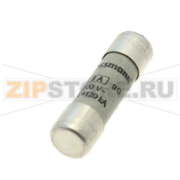 Предохранитель, 8 A, AC 500 В, 120 кА, 14x51 мм, gL/gG, IEC Eaton CYL FUSE >STR >14x51 8A GG 69 