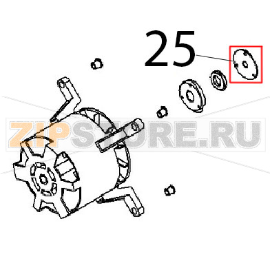 Guarnizione c/fori Angelo Po FX101G2 Guarnizione c/fori Angelo Po FX101G2Запчасть на деталировке под номером: 25