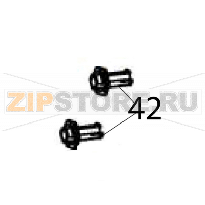 Ribbon core holder Godex RT200i Ribbon core holder Godex RT200iЗапчасть на деталировке под номером: 42Название запчасти Godex на английском языке: Ribbon core holder RT200i.