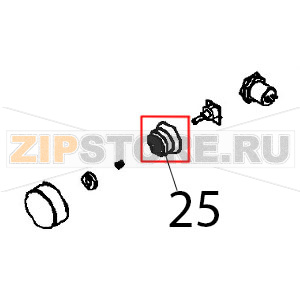 Protezione perno HRS Angelo Po FX201G3 Protezione perno HRS Angelo Po FX201G3Запчасть на деталировке под номером: 25