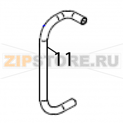Black rubber pipe D 17x10 Fagor CO-110 DD Black rubber pipe D 17x10 Fagor CO-110 DDЗапчасть на деталировке под номером: 11Название запчасти Fagor на английском языке: Black rubber pipe D 17x10 CO-110 DD.