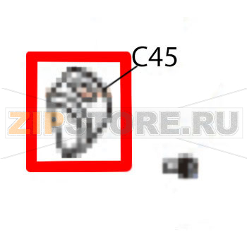 Label roll bracket cap Godex EZ-2300 plus Label roll bracket cap Godex EZ-2300 plusЗапчасть на деталировке под номером: C-45Название запчасти Godex на английском языке: Label roll bracket cap EZ-2300 plus.