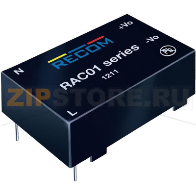 Блок питания AC/DC, 5 В, 0.4 А, 2 Вт Recom RAC02-05SC 