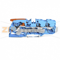 3-проводные проходные клеммы; с рычагом и Push-in CAGE CLAMP®; 10 мм; с тестовым портом; подходят для исполнений Ex i; боковая и центральная маркировка; для DIN-рейки 35 x 15 и 35 x 7,5; Push-in CAGE CLAMP®; 10,00 mm; синие Wago 2110-1304