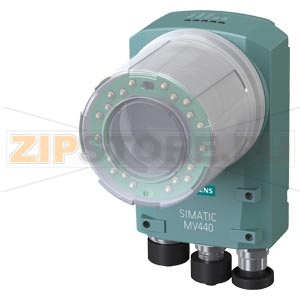 SIMATIC MV440 UR считыватель кода. Разрешение: 1600 X 1200 пикселей, для 1D/2D кодов и OCR, POE, IP67 (MIT 6GF3440-8AC1X), Комплект: считыватель, CD-ROM диск и защ. корпус , (БЕЗ: кабеля, подсветки, объектива, лицензий) Siemens 6GF3440-1LE10 