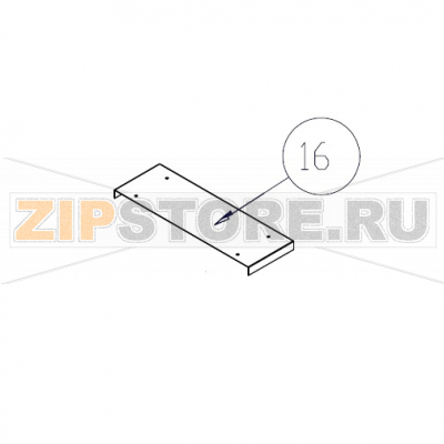 Upper Ventilation Motor Casing  Zanolli Synthesis 08/50 PW E       Upper Ventilation Motor Casing Zanolli Synthesis 08/50 PW EЗапчасть на сборочном чертеже под номером: 16Название запчасти на итальянском языке: Upper Ventilation Motor Casing Zanolli Synthesis 08/50 PW E