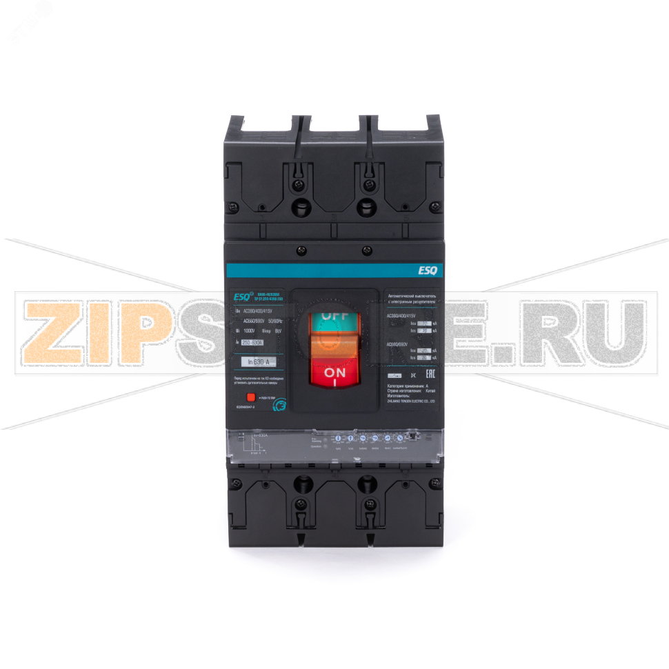 Выключатель автоматический 630 А, 70 кА, 50/60 Гц ESQ 14.02.03.000002 