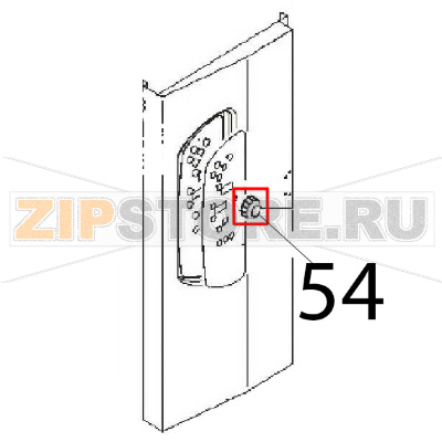 Encoder knob Angelo Po FM1221E1 Encoder knob Angelo Po FM1221E1Запчасть на деталировке под номером: 54