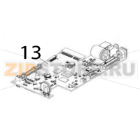 Main logic board, USB, USB host, bluetooth, modular connectivity slot Zebra ZD421 Direct Thermal