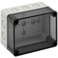 Корпус 130x94x81 мм, материал: поликарбонат, полистирол, серый Spelsberg TK PS 1309-8-tm