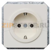 DELTA PROFIL ТИТАНОВО-БЕЛЫЙ РОЗЕТКА SCHUKO 10A DC/16А AC 250В С ЗАЩИТНЫМ КОНТАКТОМ, ЗАЩИТНЫМИ ШТОРКАМИ, С БЕЗРЕЗЬБОВЫМИ КОНТАКТНЫМИ ЗАЖИМАМИ ЭЛ.-МЕХАНИЧ. ЧАСТЬ Siemens 5UB1403