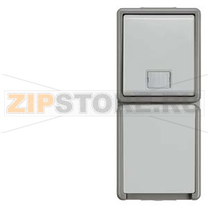 DELTA FLACHE КНОПКА КОМБИНИРОВАННАЯ С РОЗЕТКОЙ IP44 10/16А 250V НАВЕСНОГО МОНТАЖА С НУЛЕВЫМ ПРОВОДНИКОМ С КРЕПЕЖНЫМИ ЭЛЕМЕНТАМИ Siemens 5TD4811 