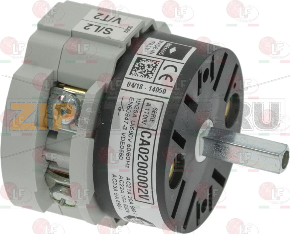 ВЫКЛЮЧАТЕЛЬ 0-1 ПОЗИЦИОННЫЙ 16A 400V 