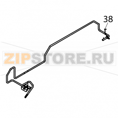 Muelle torsion izquierdo Fagor FI-200  Muelle torsion izquierdo Fagor FI-200Запчасть на деталировке под номером: 38Название запчасти Fagor на английском языке: Muelle torsion izquierdo FI-200.