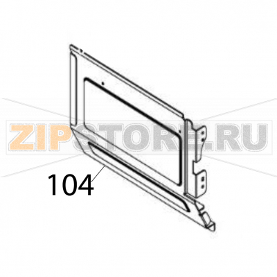 Rear panel RH Sato CL6NX Plus Rear panel RH Sato CL6NX PlusЗапчасть на деталировке под номером: 104Название запчасти на английском языке: Rear panel RH Sato CL6NX Plus.