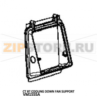 Ct Bt cooling down fan support Unox XB 693