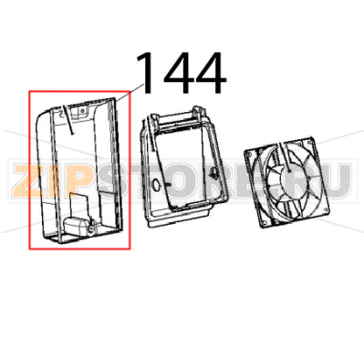 Cooling fan guard Unox XVC 205E Cooling fan guard Unox XVC 205EЗапчасть на деталировке под номером: 144