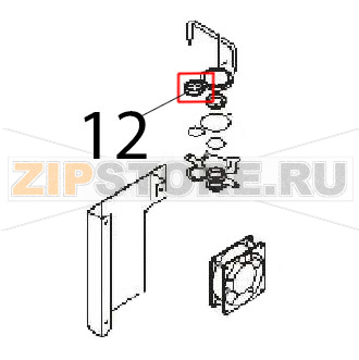 Washer Angelo Po FM1011E2 Washer Angelo Po FM1011E2Запчасть на деталировке под номером: 12
