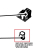 Grooved door pin bushing Unox XB 893