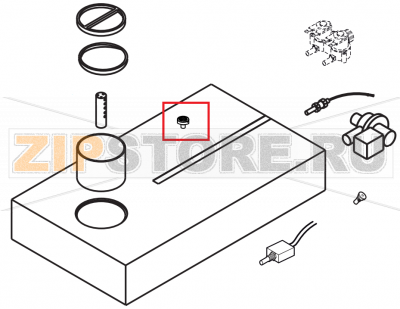 Suppressor Lainox NAEB101R     Suppressor Lainox NAEB101RЗапчасть на сборочном чертеже под номером: C16Название запчасти на английском&nbsp;языке: Suppressor Lainox NAEB101R