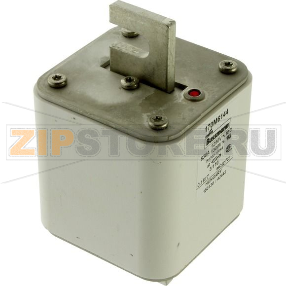 Предохранитель, 700 A, AC 1250 В, 100 кА, size 3, 76x90x139 мм, aR, DIN, IEC Eaton FUSE 700A 12 