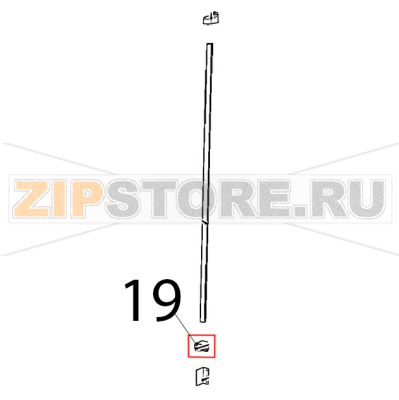 Supporto sup barra LED Unox XVC 1005EP Supporto sup barra LED Unox XVC 1005EPЗапчасть на деталировке под номером: 19