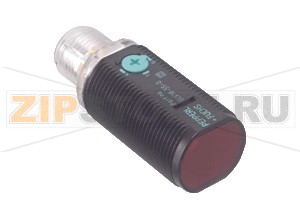 Рефлекторный датчик Retroreflective sensor GLV18-55-G/59/102/159 Pepperl+Fuchs Описание оборудованияRetroreflective sensor for glass detection, M18 threaded housing design, plastic housing, front optical face, 2.5&nbspm detection range, red light, dark on, DC version, NPN output, M12 plug