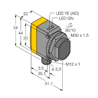 Датчик фотоэлектрический Turck QS30AFF400Q