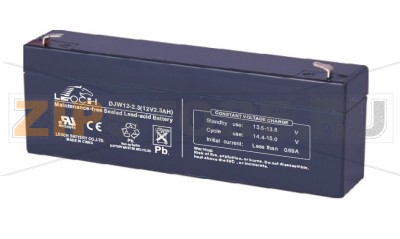 Leoch DJW12-2.3 AGM аккумулятор Leoch DJW12-2.3 Характеристики: Напряжение - 12В; Емкость - 2,3Ач; Габариты: длина 178 мм, ширина 33 мм, высота 60 мм, вес: 1 кг