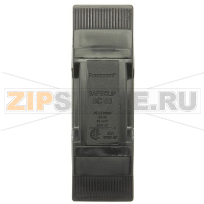 Держатель предохранителя, 63 A, AC 550 В, BS88/F2 Eaton SAFECLIP 63A BUSBAR/FRONT CONNECTED 